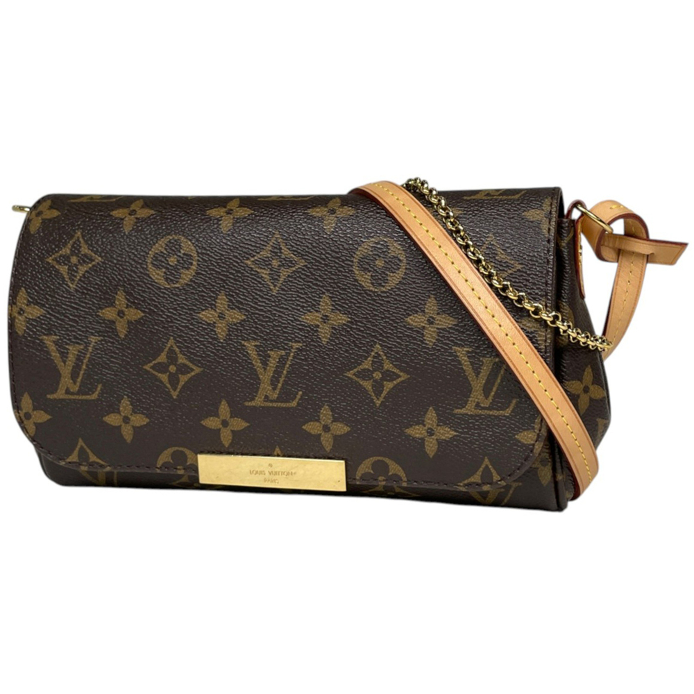 Louis Vuitton Favorite PM Shoulder Bag, Handbag, Pouch, Monogram Brown M40717...